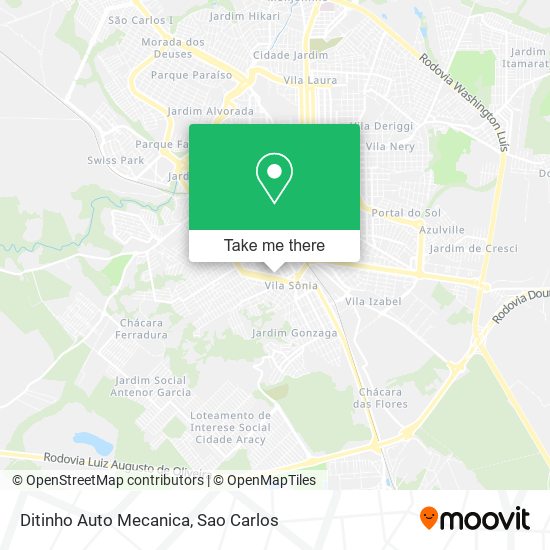 Ditinho Auto Mecanica map