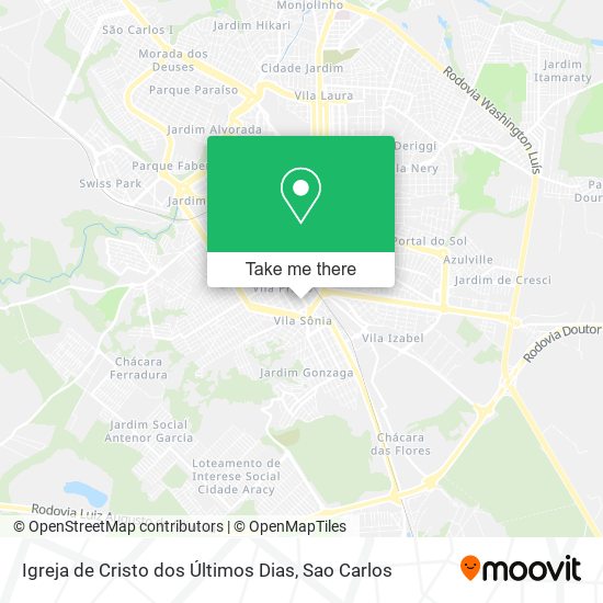 Igreja de Cristo dos Últimos Dias map
