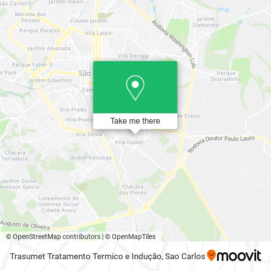 Mapa Trasumet Tratamento Termico e Indução