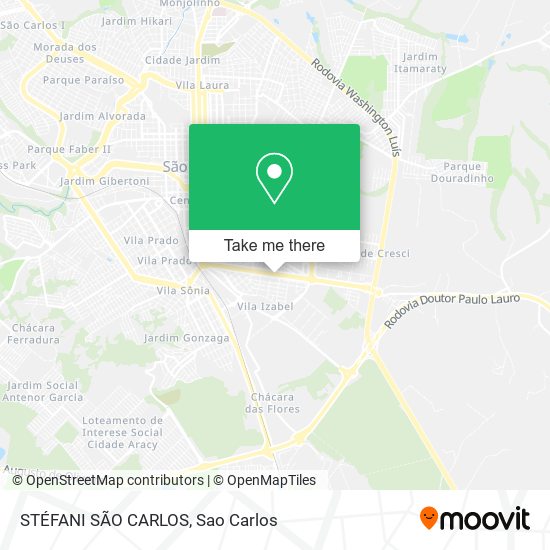 Mapa STÉFANI SÃO CARLOS