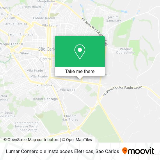 Lumar Comercio e Instalacoes Eletricas map