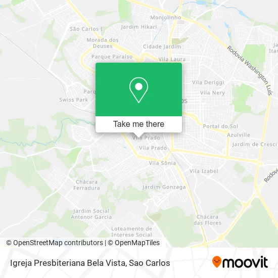 Igreja Presbiteriana Bela Vista map