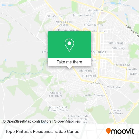Topp Pinturas Residenciais map