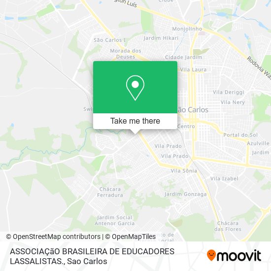 ASSOCIAÇãO BRASILEIRA DE EDUCADORES LASSALISTAS. map