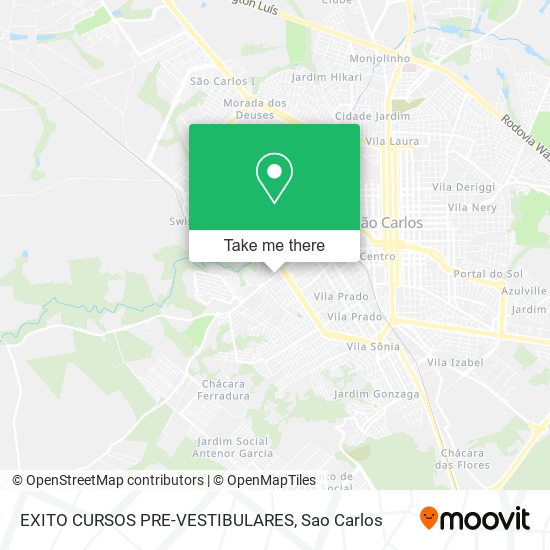 EXITO CURSOS PRE-VESTIBULARES map