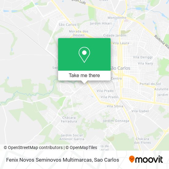 Mapa Fenix Novos Seminovos Multimarcas