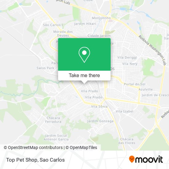 Top Pet Shop map