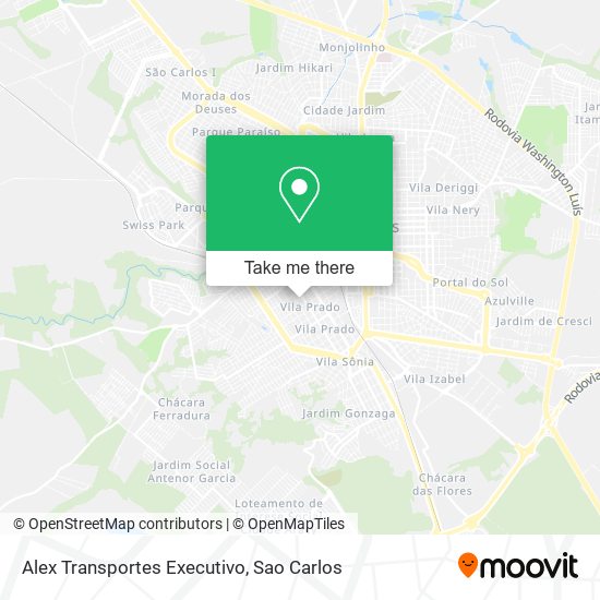 Alex Transportes Executivo map