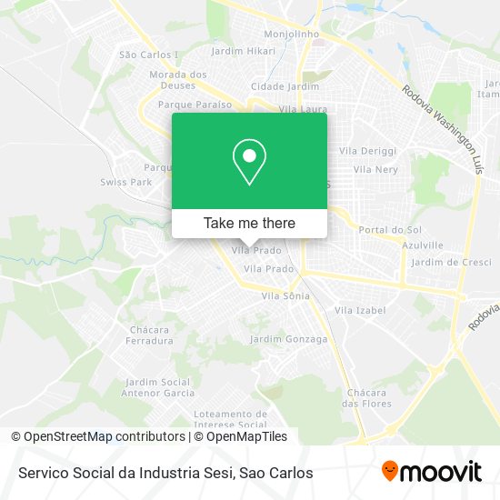 Servico Social da Industria Sesi map