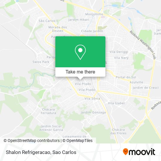 Shalon Refrigeracao map