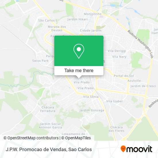 J.P.W. Promocao de Vendas map