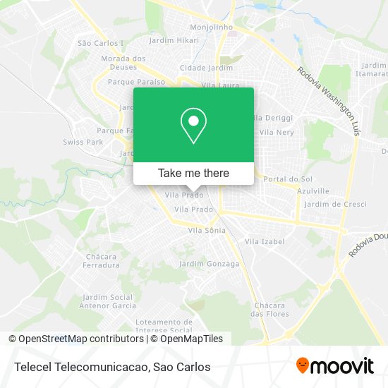 Telecel Telecomunicacao map