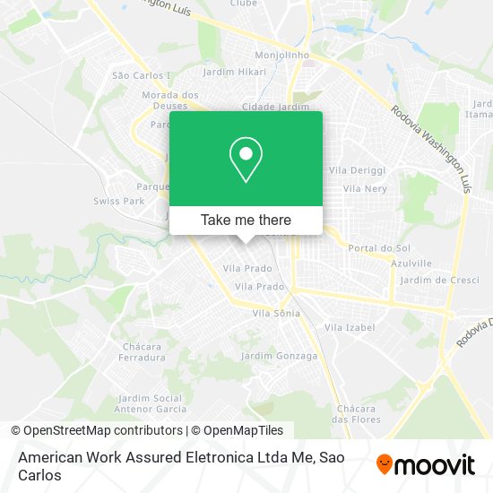 Mapa American Work Assured Eletronica Ltda Me