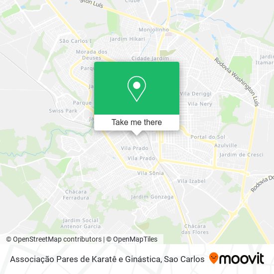 Associação Pares de Karatê e Ginástica map