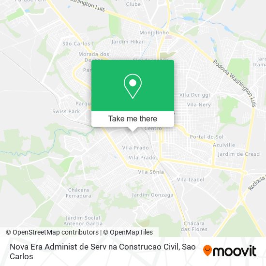 Nova Era Administ de Serv na Construcao Civil map