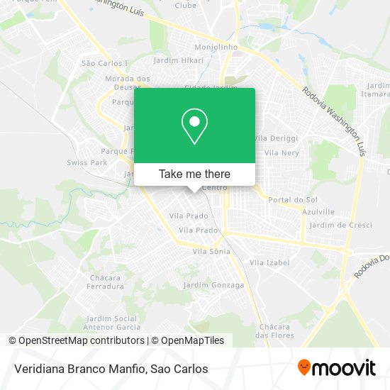 Veridiana Branco Manfio map