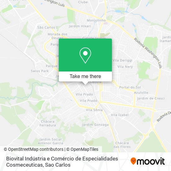 Biovital Indústria e Comércio de Especialidades Cosmeceuticas map