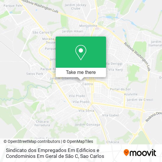 Sindicato dos Empregados Em Edificios e Condomínios Em Geral de São C map