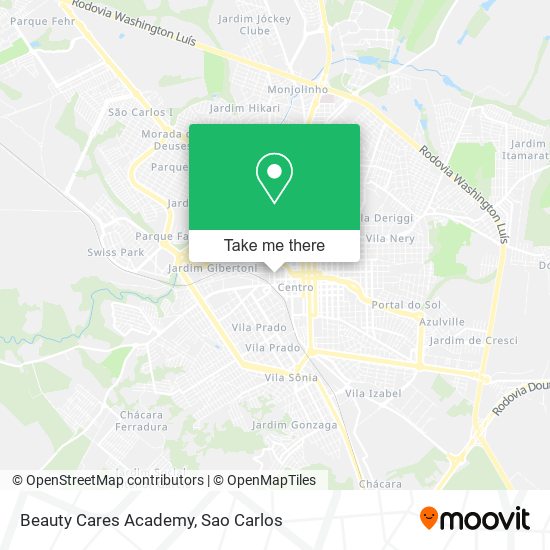 Beauty Cares Academy map