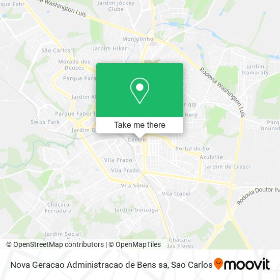 Mapa Nova Geracao Administracao de Bens sa