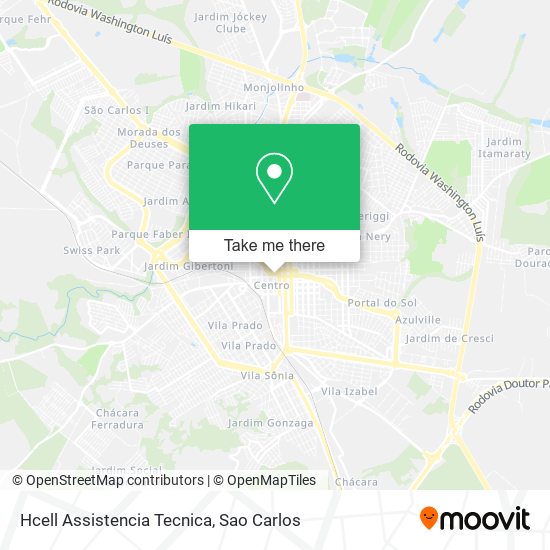 Hcell Assistencia Tecnica map