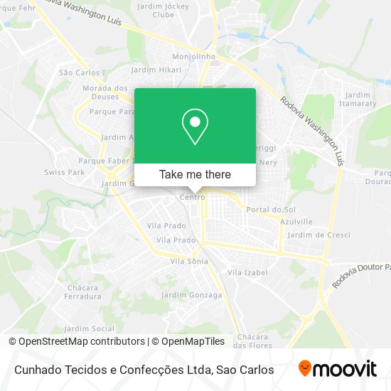 Cunhado Tecidos e Confecções Ltda map