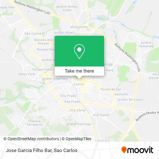 Jose Garcia Filho Bar map