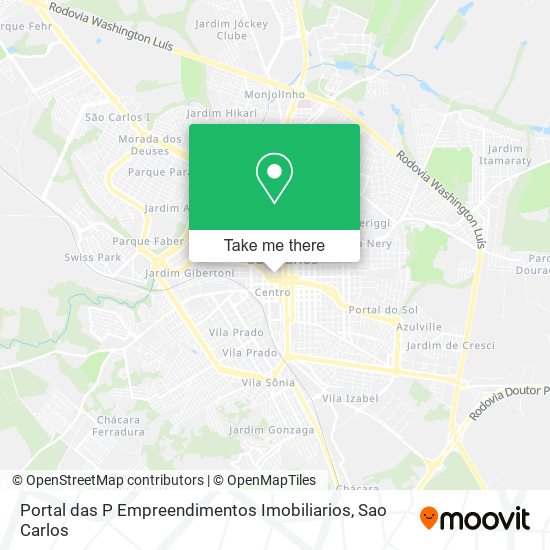 Mapa Portal das P Empreendimentos Imobiliarios