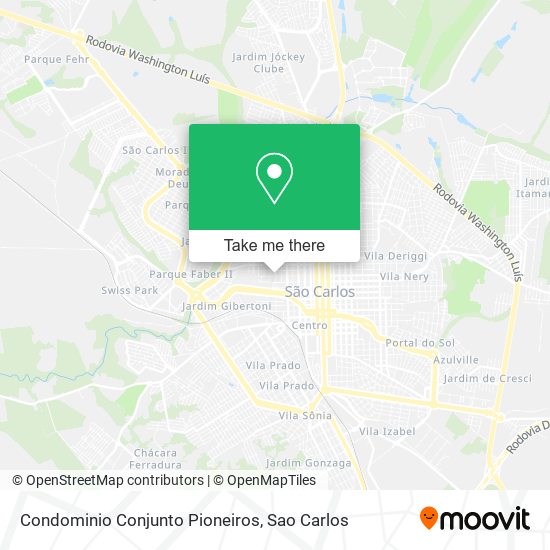 Condominio Conjunto Pioneiros map