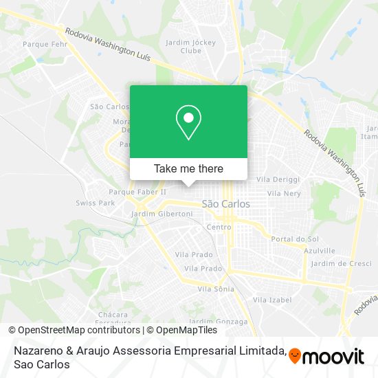 Nazareno & Araujo Assessoria Empresarial Limitada map