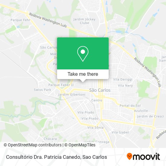 Consultório Dra. Patrícia Canedo map