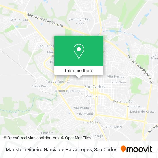 Maristela Ribeiro Garcia de Paiva Lopes map