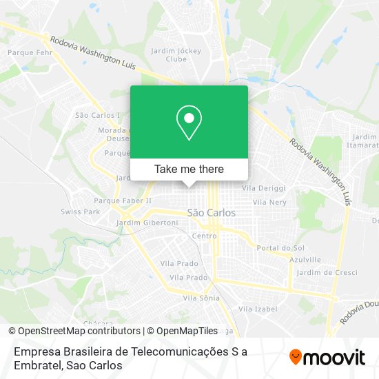 Empresa Brasileira de Telecomunicações S a Embratel map