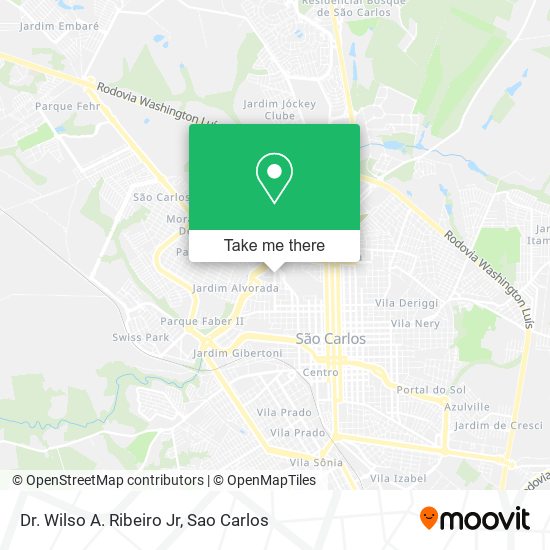 Dr. Wilso A. Ribeiro Jr map