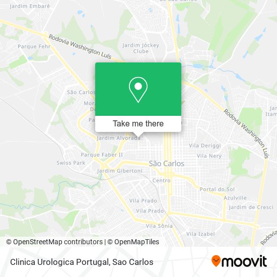 Clinica Urologica Portugal map