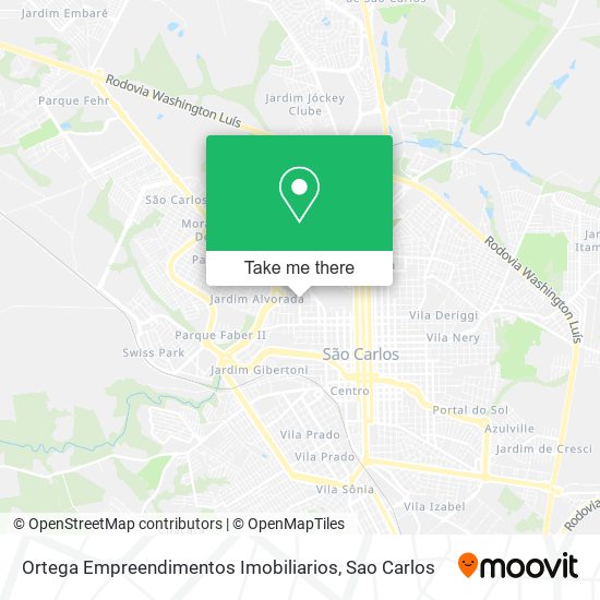 Ortega Empreendimentos Imobiliarios map