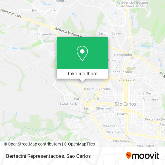 Bertacini Representacoes map