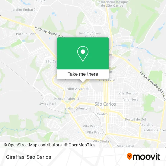 Giraffas map