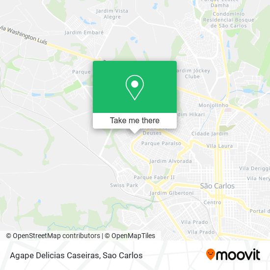 Agape Delicias Caseiras map