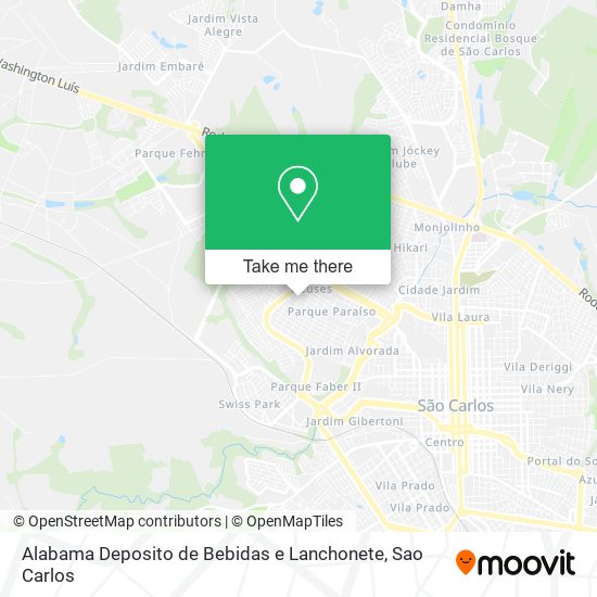Alabama Deposito de Bebidas e Lanchonete map