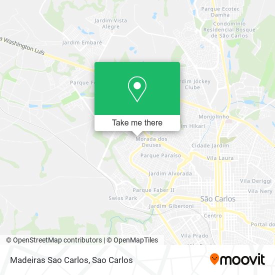 Madeiras Sao Carlos map