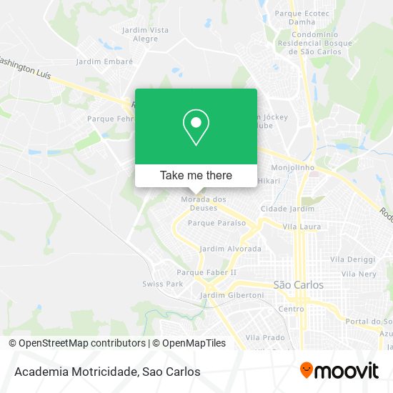 Academia Motricidade map