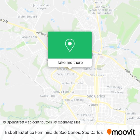 Esbelt Estética Feminina de São Carlos map