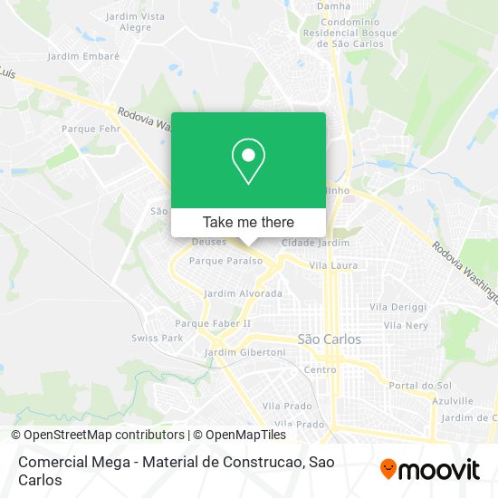 Comercial Mega - Material de Construcao map