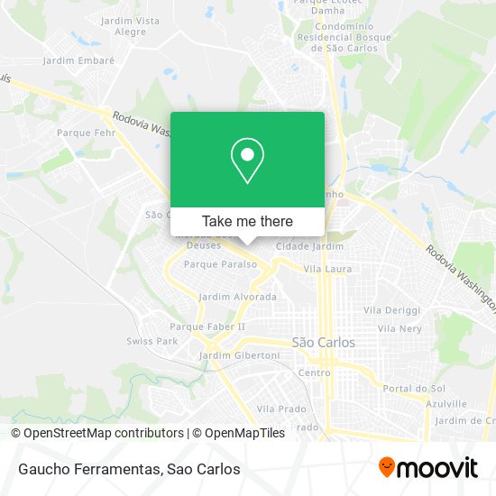 Gaucho Ferramentas map