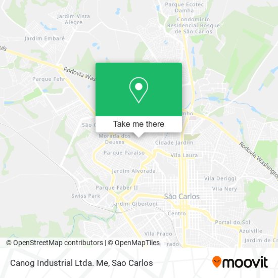 Mapa Canog Industrial Ltda. Me