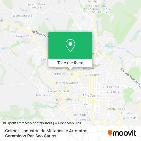 Mapa Celmat - Industria de Materiais e Artefatos Ceramicos Par