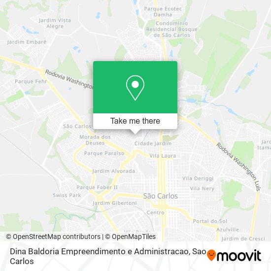 Mapa Dina Baldoria Empreendimento e Administracao