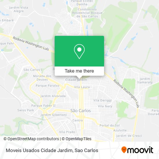 Moveis Usados Cidade Jardim map