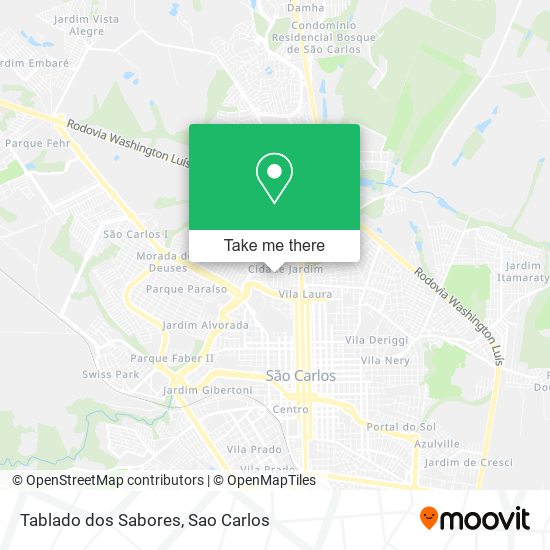 Tablado dos Sabores map